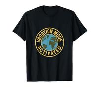 Vacation Mode Activated Stamp Travel Wanderlust T-Shirt