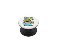 Vacation Mode On Bus Driver Summer Bus Fun Express PopSockets Adhesive PopGrip