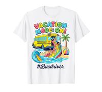 Vacation Mode On Bus Driver Summer Bus Fun Express T-Shirt