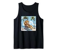 Vacation Ready Lion for the Best Getaway Ever Tank Top