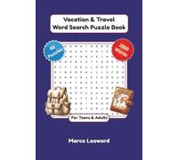 Vacation & Travel Word Search Puzzle Book: 80 Vacation & Travel Themed Word Search Puzzles with Clean, Easy-to-Read Layouts | Travel-Inspired Design | ... Relief (Marco’s Vacation & Travel Puzzles)