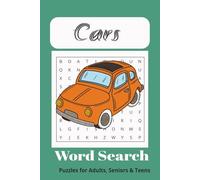 Vacation Word Search Puzzle Book: Word Searches with Easy to Read Print about Cars & Car Parts | 6x9 inches,110 Pages | 50+ Puzzles … Gift for V