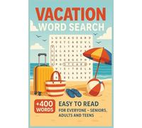 Vacation Word Search Puzzle Book: Word Searches with Easy to Read Print about Vacation, Traveling, Relaxing and More | 6x9 inches, 110 pages | 50+ ... Gift for Vacations, Holidays and Free Times