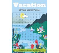 Vacation Word Search Puzzles: Word Searches with Easy to Read print about Vacations, Tour options, Trip essentials, and More | 6x9 inches, 112 pages | ... Quiet Times, Holidays, Recess and Relaxation
