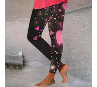 Vacation Yoga Trousers High Waist 3D Heart Design | for 3D heart pattern, high waisted , soft touch fabric, moderate elasticity, vacation club wear