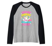 Vacay Energy Maximum Level Unicorn Travel Raglan Baseball Tee