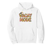Vacay Mode Toucan Pineapple Flamingo Tropical Summer Beach Pullover Hoodie