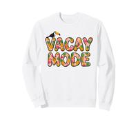 Vacay Mode Toucan Pineapple Flamingo Tropical Summer Beach Sweatshirt