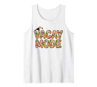 Vacay Mode Toucan Pineapple Flamingo Tropical Summer Beach Tank Top