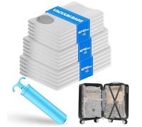 Vacbird Vacuum Storage Bags, 15 Pack Reusable Space Saver Bag for Clothes