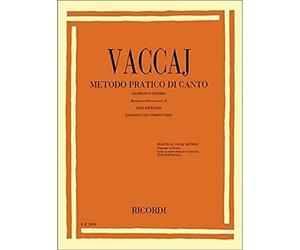 Vacca Nicola - Vaccai: Practical Vocal Method - High Voice: Soprano/Tenor - Book/CD