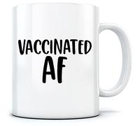Vaccinated AF - Mug for Tea Coffee - Vaccine Health Jab One size white