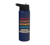 Vaccinated Exercise Physiologist Physiology Medical Apparel Stainless Steel Insulated Water Bottle