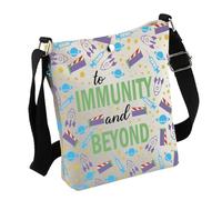 Vaccine Awareness Gift To Immunity And Beyond Crossbody Bag Peds Nurse Gift Nursing Student Gift Medical Gift (And Beyond Bag)