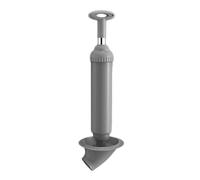Vacclo High Pressure Plunger Toilet Unblocker - High Pressure Toilet Unblock One Shot - Powerful Air Pump Dredge Tool for Sink, Kitchen, Bathtub, and More - Air Drain Pump Pipe Dredge Tool (Grey)