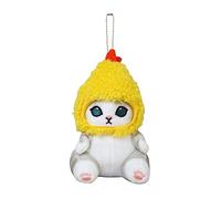 Vacclo Shark Cat And Fried Shrimp Cat Plush Toy - 13/20CM Cute Shark Cat Fried Shrimp Plush Doll Pendant - Beautiful Room, Car, and Bag Decoration - Plush Doll Pendant (Fried Prawn Cat, 13CM)