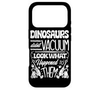 Vaccum Cleaning Housekeeper Dinosaurs Didn’t Vacuum Case for iPhone 17 Pro