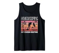 Vaccum Cleaning Housekeeper My Cardio Routine Tank Top