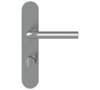 Vachette 086536 Poignée Porte ARTIS Exterior and Standard Interior Handle Set - Reversible Right/Left - Key I Bearing Door - Distance 185 mm - Zamak - 10 Year Guarantee, Diamond Black, Carré de 7mm