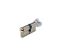 Vachette 25224000 First Door Lock Cylinder with 30 x 40 mm with Secure 5 Pin Mechanism and 3 Keys Easy Installation Nickel-Plated Finish, 30x40mm-Bouton