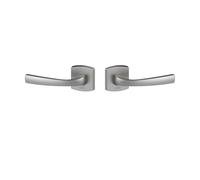 Vachette assa abloy Muze Handle on Rosette Chrome Velour - Cane Spout - Cow