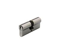 Vachette First Mechanical Door Lock Cylinder - Double Entry 35 x 45 mm - Secure 5 Pin Mechanism - 3 Keys - Easy Installation - Nickel-Plated Finish