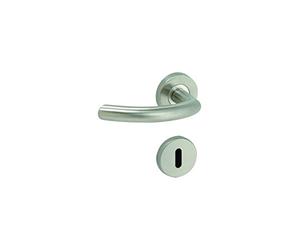Vachette Linox Door Handle Right Handle on Round Rosette for Doors Thickness 30 to 48 mm Stainless Steel Square 7 mm - Rosette Sold Separately