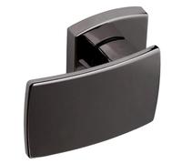 Vachette MUZE Door Handle Set on Rosette - Key Version I for Entrance Door - Easy to Install - Zamak - Invisible External Screws - Platinum Finish