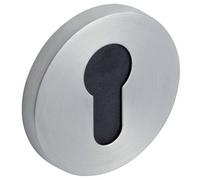 Vachette Set of Square Rosettes Ø 52 mm Rosettes Muze, Artis, Sculpt - Key I for Entrance Doors, Basement, Office, Garage - Invisible Attachment - Stainless Steel