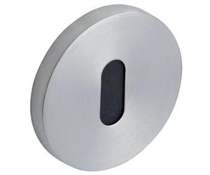 Vachette Set of Square Rosettes Ø 52 mm Rosettes Muze, Artis, Sculpt - L Key for Bedroom and Office Door - Invisible Attachment - Stainless Steel