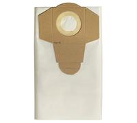 Vacmaster 950131 30L Fine Filtration Dust Bags for Wet & Dry Vacuum Cleaners and Dust Extractors (5 Pack), White