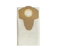 Vacmaster 951562 30L Standard Filtration Dust Bags for Wet & Dry Vacuum Cleaners and Dust Extractors (30 Pack), White