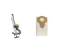 Vacmaster WD L30 L Class 30L Dust Extractor 240V - Wet & Dry Vacuum Cleaner with Push Clean Filter with Powerful Suction For Heavy Duty Commercial Cleaning - 1400W Bypass Motor with Power Take Off