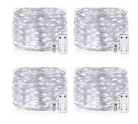Vacoulery [4 Pack] Fairy String Lights, 100LED 10M 8 Modes USB Powered Remote Control Copper Wire Decorative String Lights with Timer for Bedroom, Party, Wedding, Christmas