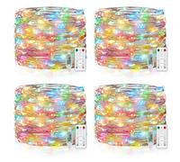 Vacoulery USB Fairy String Light, 15M 150Leds Silver Wire Lights with 8 Lighting Modes Remote Control USB Powered Led Fairy Lights with Timer for Bedroom Halloween Christmas Decoration