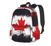 vacsAX Canadian flag School Backpack Rucksack Large Capacity Back Pack with Front Pocket Lightweight School Bags