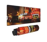 VACSAX Large Mouse Pad 31.5 x 12 in moulin rouge Print Gaming Mouse Mat Anti-Slip Rubber Mousepad for Home Office