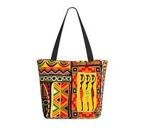 VACSAX Tote Bag for Women African Striped Print Shoulder Bags Casual Handbags