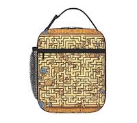 Vacsax Treasure Maze Lunch Box for Men - Reusable Lunch Bag Men Adult Women- Insulated Small Lunchbox for Work Picnic