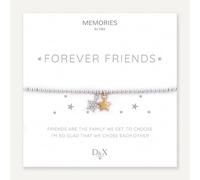 Vacso Trading Gold Coated Beaded Bracelet or Necklace - Best Friends Jewelry Gift - Stretch Stainless Steel Friendship - Heart Charm - Birthday for Bestie, BFF, Soul Sister (Friend Bracelet)