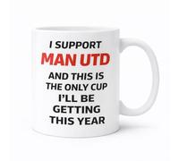 Vacso Trading Man Utd Supporter Mug | Funny Manchester United Mug | Football Fan Gift | Man Utd Cup | Gift for United Supporters