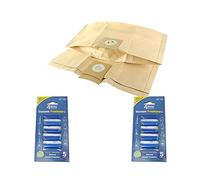 Vacspare Dust Bags For Titan 16L 20L 30L 40L Vacuum Cleaners (10PK + Fresheners)
