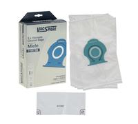 Vacspare Vacuum Microfibre Bags, Blue Collar, Type TU, Pack Of 5, Compatible With Miele Guard L1, S1 Vacuum Cleaners