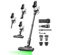 VACTechPro F02 Lite Cordless Vacuum Cleaner, 40Kpa/50Mins/450W Stick Vacuum, Self Standing/Anti-Tangle/Smart Corner Light, Powerful & Lightweight Handheld Stick for Home Pet Hair Floor Car Carpet
