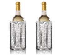 Vacu Vin Active Wine Cooler Silver, Set of 2 by Vacu Vin