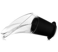 Vacu Vin Crystal Wine Server / Pourer, Set of 2 - Black