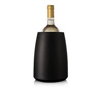 Vacu Vin Active Cooler Wine Elegant - Reusable Wine Bottle Cooler - Black - Wine Cooler Sleeve for Standard Size Bottles - Insulated Wine Bottle Chiller to Keep Wine Cold