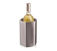 Vacu Vin Wine Cooler Hive - Stainless Steel - Double-Wall Insulated Cooler Keeps Wine & Champagne Bottles Cold for Hours - No Ice Needed - Fits Up to 1.5 L Bottles
