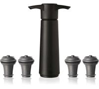 Vacu Vin Original Saver Wine Bottle Stopper - With 4 Vacuum Stoppers - Preserver Wine Stopper with Pump for Red or White Wine - Wine Accessories