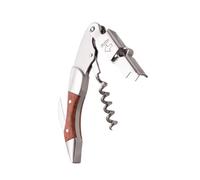 Vacu Vin Premium Pocket Double Lever Sommelier Friend Corkscrew Wood